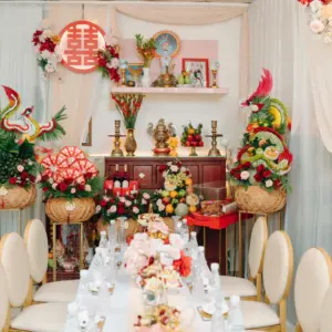 Set rồng phụng + heo quay 7kg