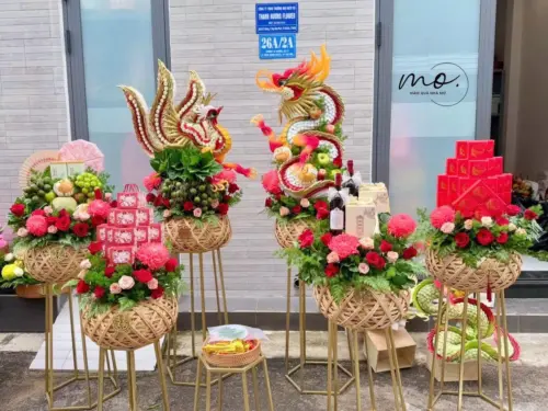 MÂM QUẢ CƯỚI NÉT ĐẸP VĂN HÓA TRONG NGHI THỨC CƯỚI HỎI