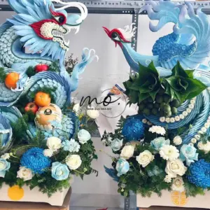 MÂM QUẢ TONE XANH LÀN GIÓ MỚI TRONG NGHI THỨC CƯỚI HỎI