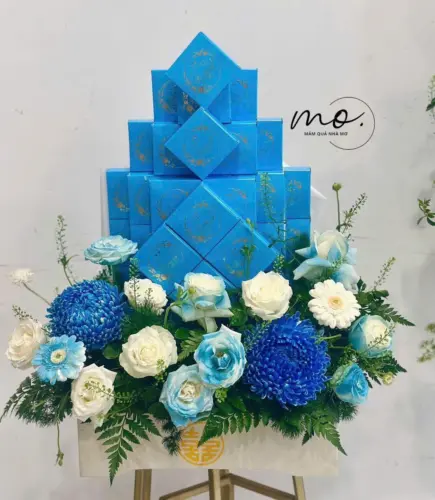 MÂM QUẢ TONE XANH LÀN GIÓ MỚI TRONG NGHI THỨC CƯỚI HỎI