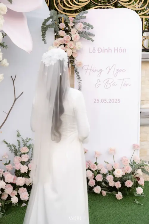 Gia tiên tone hồng ngọt ngào