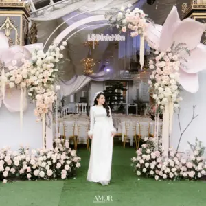 Gia tiên tone hồng ngọt ngào