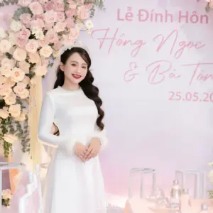 Gia tiên tone hồng ngọt ngào