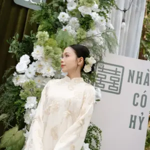 Decor truyền thống tone xanh lá