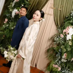 Decor truyền thống tone xanh lá