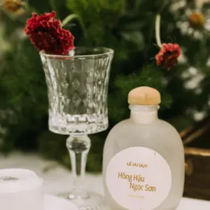 Combo decor gia tiên tone xanh kem siêu xinh