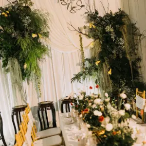 Combo decor gia tiên tone xanh kem siêu xinh
