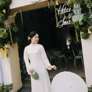 Combo decor gia tiên tone xanh kem siêu xinh