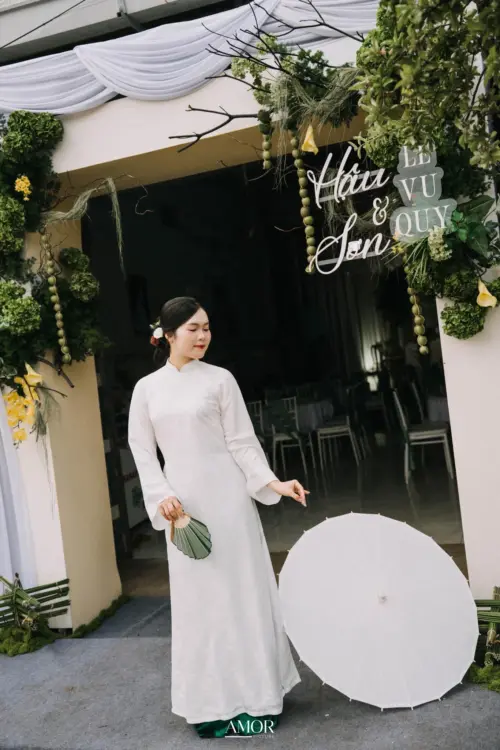 Combo decor gia tiên tone xanh kem siêu xinh