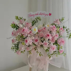 Tổng hợp các mẫu kệ hoa chúc mừng siêu xinh