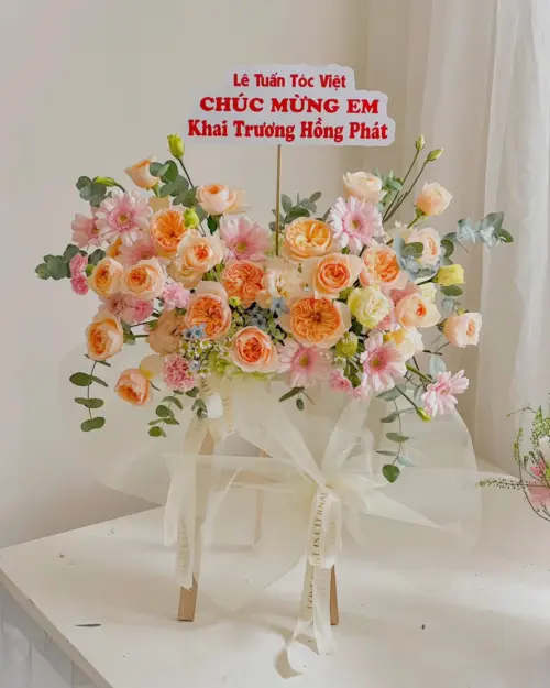 Tổng hợp các mẫu kệ hoa chúc mừng siêu xinh