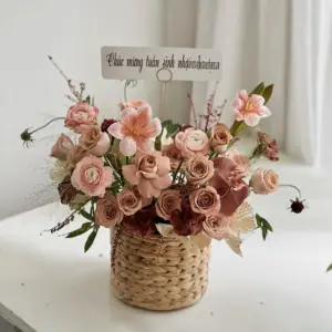Tổng hợp các mẫu giỏ hoa tươi chúc mừng