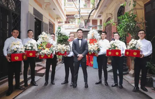 Thứ Tự Bưng Các Tráp Cưới Trong Lễ Ăn Hỏi, Lễ Cưới