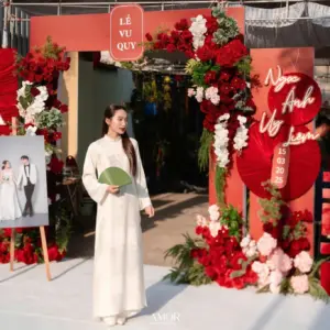 Gia tiên tone đỏ siêu sang