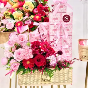 Tráp cưới Mành tone hồng- diệu ngọt VIP 12