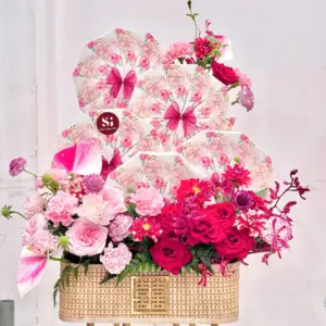 Tráp cưới Mành tone hồng- diệu ngọt VIP 12